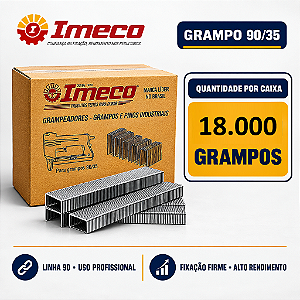 Grampo 90/35 - caixa c/ 18.000 grampos