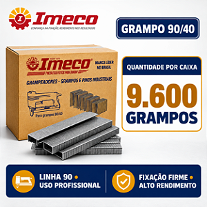 Grampo 90/40 - caixa c/ 9.600 grampos