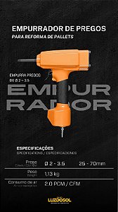 LANÇAMENTO!!! Empurrador De Pregos Pneumático Desmontagem Paletes
