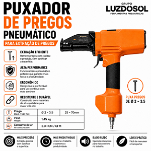 Puxador De Pregos Pneumático Airfix Desmontagem Palete