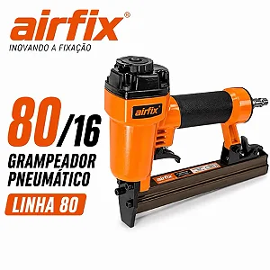 Grampeador Pneumático 80/16 Airfix Linha 80 Profissional Estofaria e Marcenaria