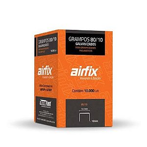 Grampo 80/10 Caixa c/ 10.000 Unid. Airfix