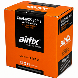 Grampo 80/13 Caixa c/ 10.000 Unid. Airfix