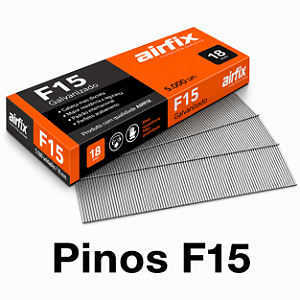 Pinos F15 Airfix 5.000 Pinos Galvanizado Para Pinador Marcenaria e Móveis Frete Grátis