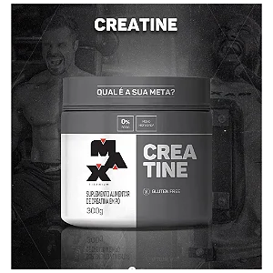 Creatina Max Titanium 300g 100% Pura Monohidratada
