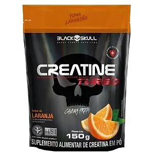 Creatine Turbo Refil Black Skull 150g Laranja