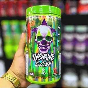 insane Clown 350g Pré Treino Pre workout - Demons lab Sabor Fruit punch