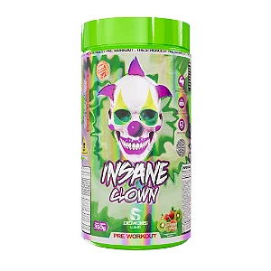 insane Clown 350g Pré Treino Pre workout - Demons lab Sabor Morango C/Kiwi