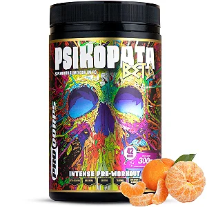 Pré Treino Psikopata Beta 300g - Pro Corps Sabor Tangerina