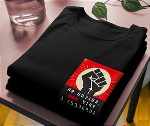 Na Dúvida, Vire à Esquerda - Preta (Esgotado)