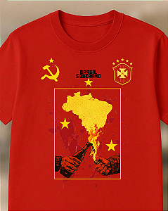 Camiseta Seleção 2026 - 100% Algodão Premium, Unissex, Vermelha