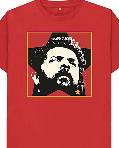Camiseta Lula 2026 - 100% Algodão Premium, Unissex, Vermelha