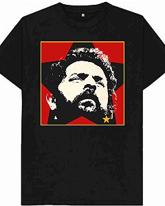 Camiseta Lula 2026 - 100% Algodão Premium, Unissex, Preta