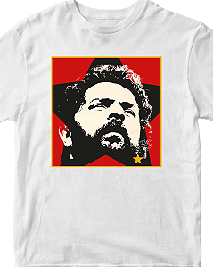 Camiseta Lula 2026 - 100% Algodão Premium, Unissex, Branca
