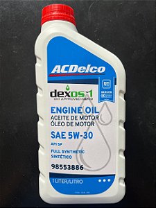 ÓLEO DE MOTOR ACDELCO SAE 5W30 DEXOS1 SINTÉTICO GEN3