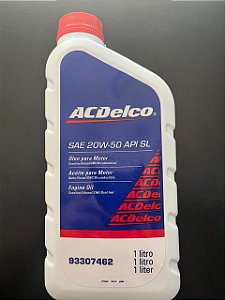 Óleo motor ACDelco SAE 20W50 API SL