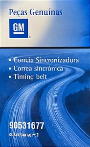 Correia dentada motores 8V Original GM