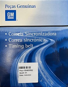 Correia dentada Original GM motor 2.2 gasolina
