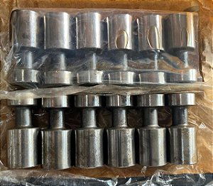 12 TUCHOS DA VÁLVULA DO MOTOR 6cc CHEVROLET