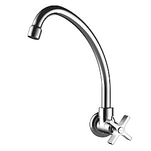 Torneira Cozinha Parede Bica Alta Lorenzetti Loren Club