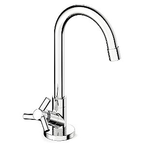 Torneira Banheiro Bancada Bica Alta Celite One - Cromado