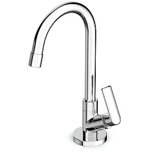 Torneira Banheiro Bancada Bica Alta Celite Smart-N - Cromado