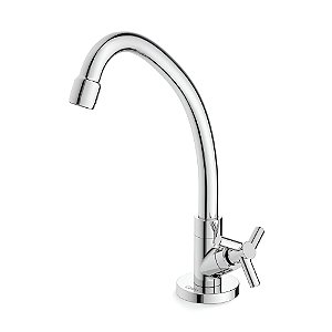 Torneira Cozinha Bancada Bica Alta Celite One - Cromado