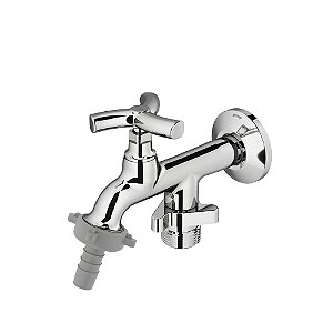 Torneira Tanque/Máquina Parede Docol Primor - Cromado