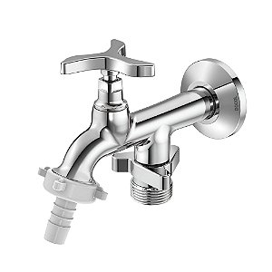 Torneira Tanque/Máquina Parede Docol Nova Pertutti - Cromado