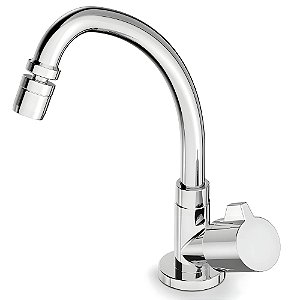 Torneira Cozinha Bancada Bica Alta Celite Fit - Cromado