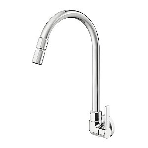Torneira Cozinha Parede Bica Alta Docol Gali - Cromado