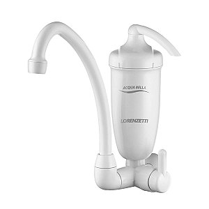 Torneira com Purificador de Parede Lorenzetti Acqua Bella - Branco