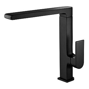 Torneira Monocomando Cozinha Bancada Bica Alta Lorenzetti LorenLike Black