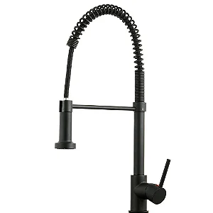 TORNEIRA COZINHA GOURMET FLEXÍVEL MISTURADOR MONOCOMANDO PRETO FOSCO