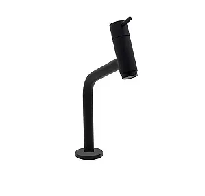 TORNEIRA PARA BANHEIRO LAVABO LINK BICA BAIXA PRETO BLACK