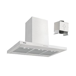 Coifa de Ilha Tramontina Dritta Isla 90 Split em Aço Inox 90 cm 220V