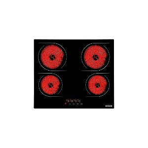 Cooktop Elétrico Vitrocerâmico com 4 Áreas de Aquecimento Touch Tramontina New Square - 220V