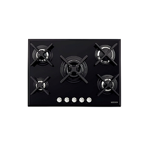 Cooktop a Gás em Vidro Temperado com Acendimento Automático 5 Boca Tramontina Design Collection - Bivolt