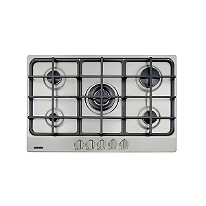 Cooktop a Gás em Aço Inox com Acendimento Automático 5 Bocas Tramontina New Penta - Bivolt