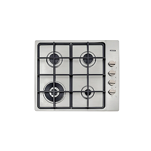Cooktop a Gás em Aço Inox Acendimento Automático 4 Bocas Tramontina Square - Bivolt