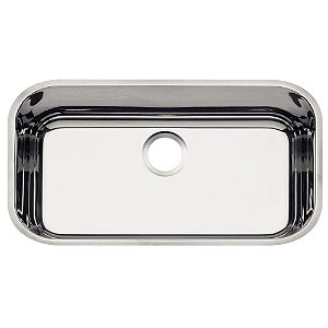 Cuba de Embutir em Aço Inox Alto Brilho Tramontina Lavínia 56 BL 56x34 cm