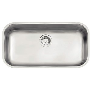 Cuba de Embutir em Aço Inox Escovado com Válvula Tramontina Lavínia 56 BL 56x34 cm