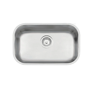 Cuba de Embutir em Aço Inox Escovado com Válvula Tramontina Lavínia 47 BL 47x30 cm