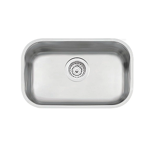 Cuba de Embutir em Aço Inox Escovado com Válvula Tramontina Lavínia 47 BL 47x30 cm