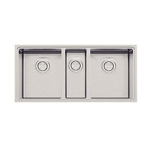 Cuba Tramontina Design Collection Quadrum 2.5 C 34 em Aço Inox com Acabamento Scotch Brite - Aço Inox