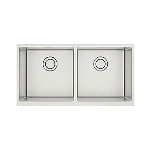 Cuba Tramontina Design Collection Quadrum Farm 2C 40 em Aço Inox com Acabamento Acetinado 40x40cm