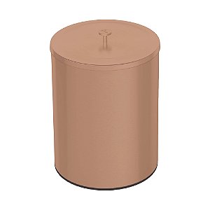 Lixeira em Aço Inox com Acabamento Scotch Brite Tramontina Útil 5L - Rose Fosco