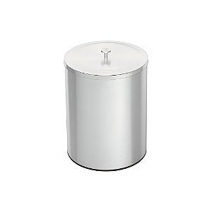 Lixeira em Aço Inox com Acabamento Scotch Brite Tramontina Útil 5L - Aço Inox