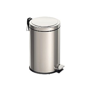 Lixeira com Pedal e Balde Removível Inox Brasil Tramontina - 12L