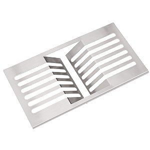 Escorredor de Pratos em Aço Inox com Acabamento Acetinado para Canal Organizador Flush Tramontina